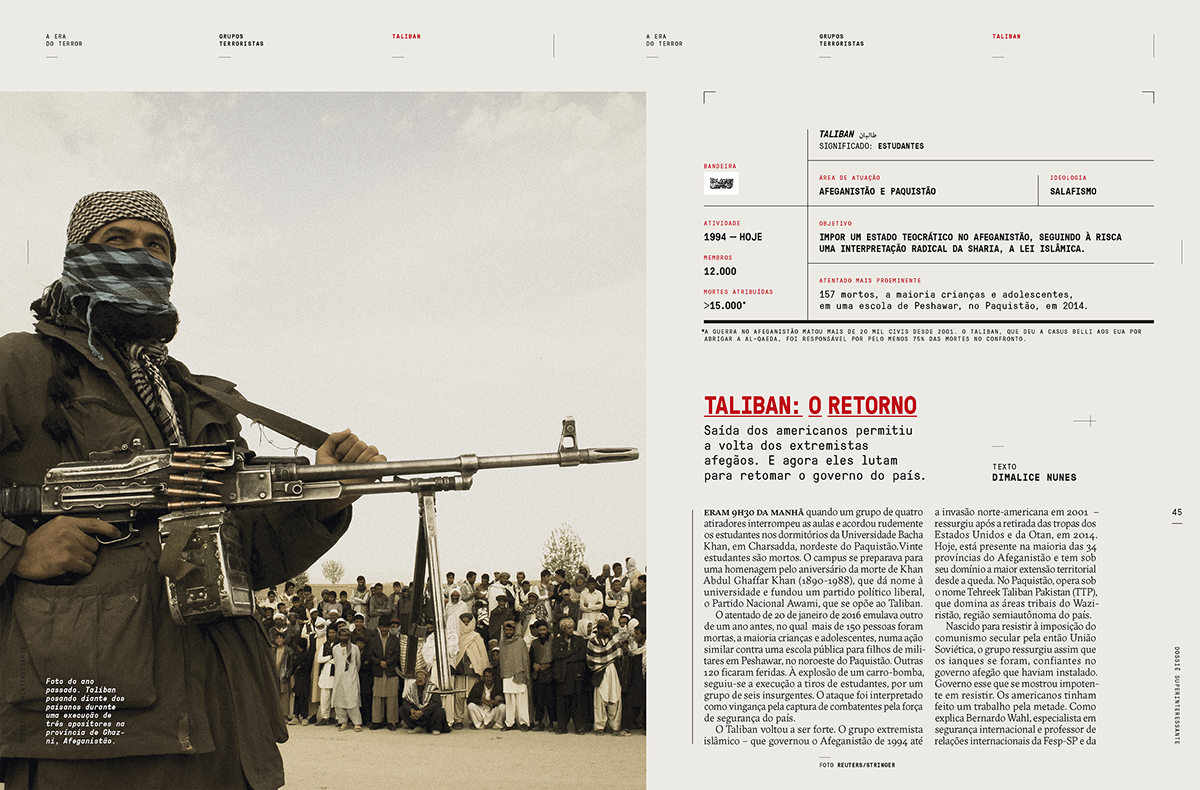 Adobe Portfolio magazine editorial revista Terror Terrorism Isis ISIL islam hamas hezbollah boko haram taliban AlQaeda