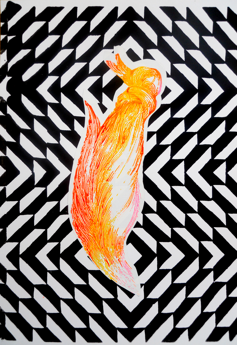 color animales animals silkscreen serigrafia papel paper pintura pattern