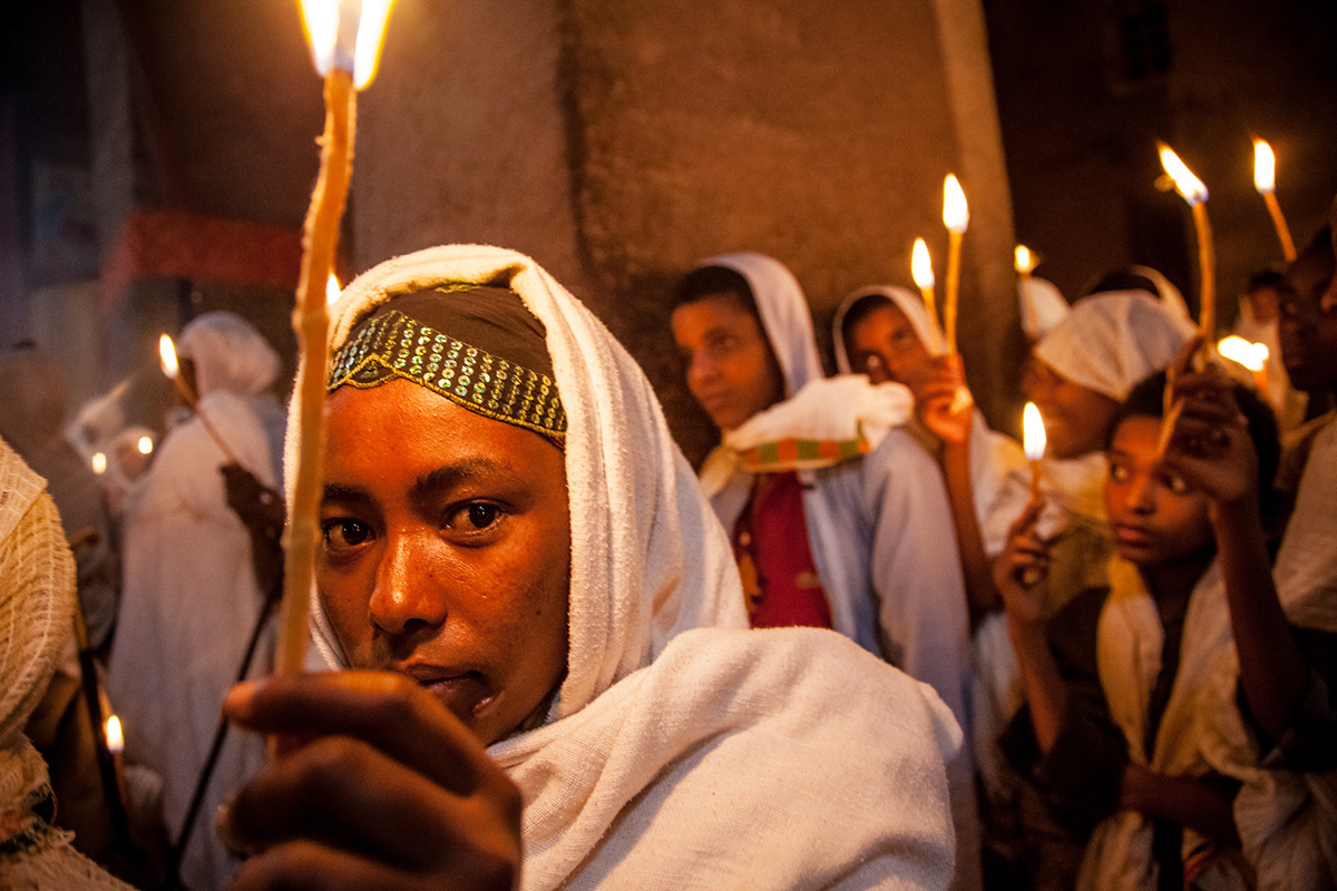 fasika Easter ethiopia africa Pilgrims priests cerimony Orthodox religion lalibela