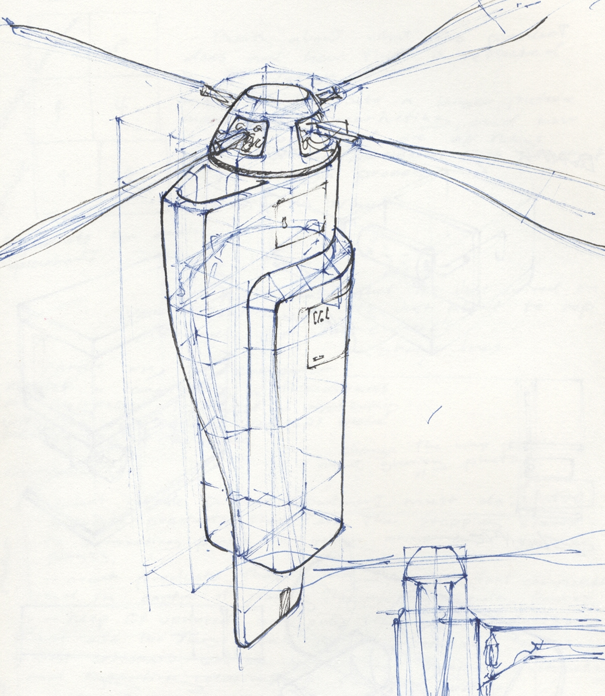 rendering helicopter Tilt Roter Aerospace planes aircraft design concept illustration Osprey Helicopter