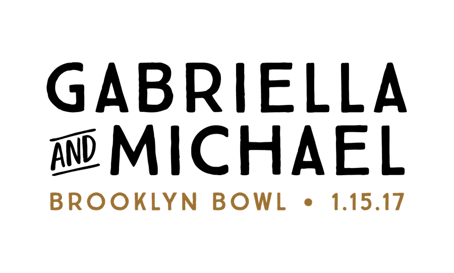 Brooklyn Brooklyn Bowl wedding wedding logo Brooklyn Wedding bowling wedding hora Jewish wedding brooklyn bowl wedding Yiddish