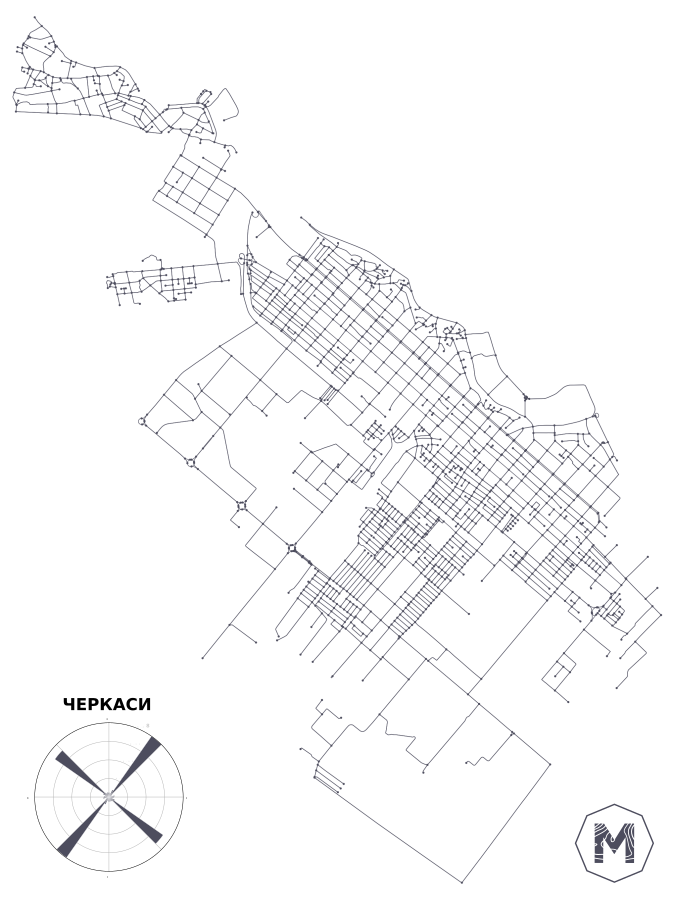 Street urbanplanning map city python infographic