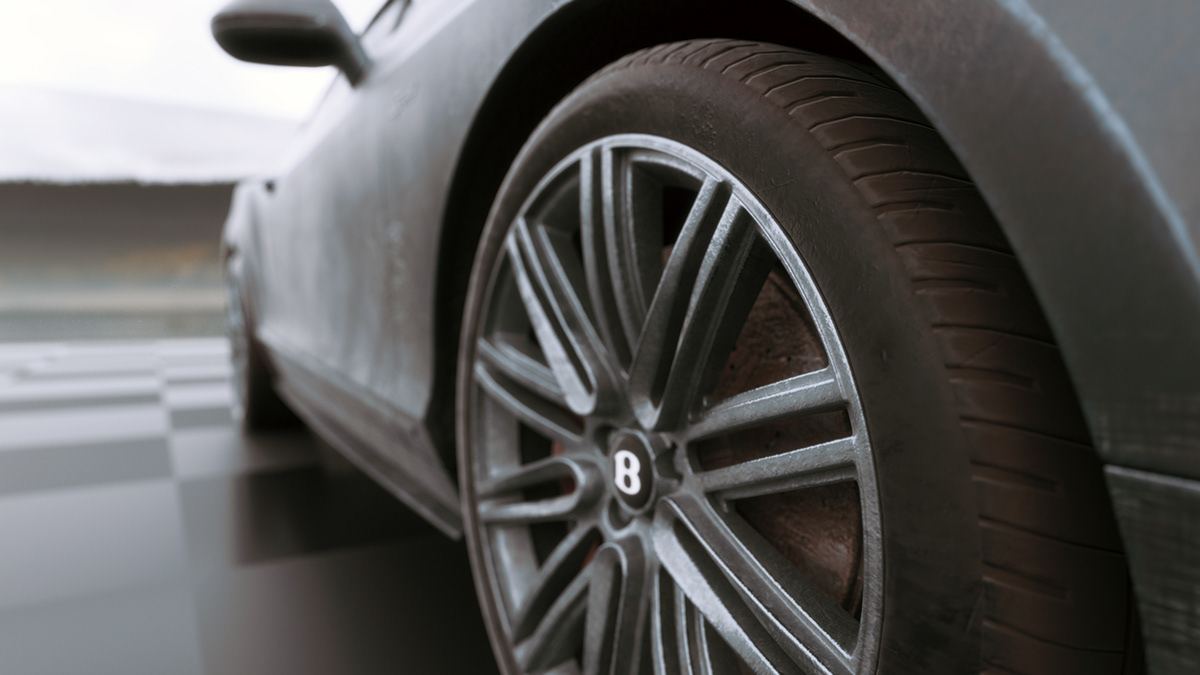 3D 3ds max automotive   bentley car CGI product design  Render Substance Painter vray