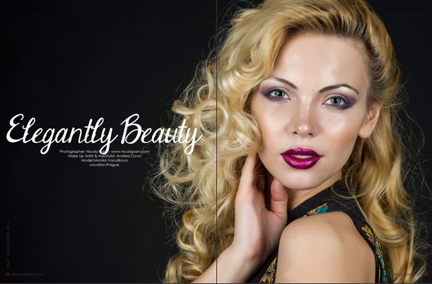portrait Czech blondes hair curly luxury