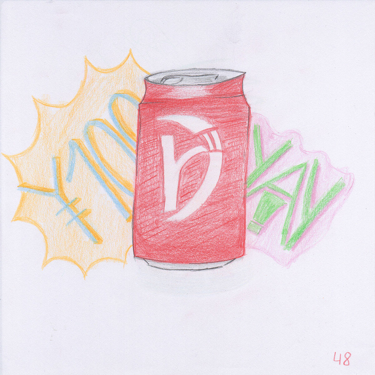 100 Day Project The Great Discontent HAND LETTERING crayon pencil pencil personal project japan japanese 百日ショップ