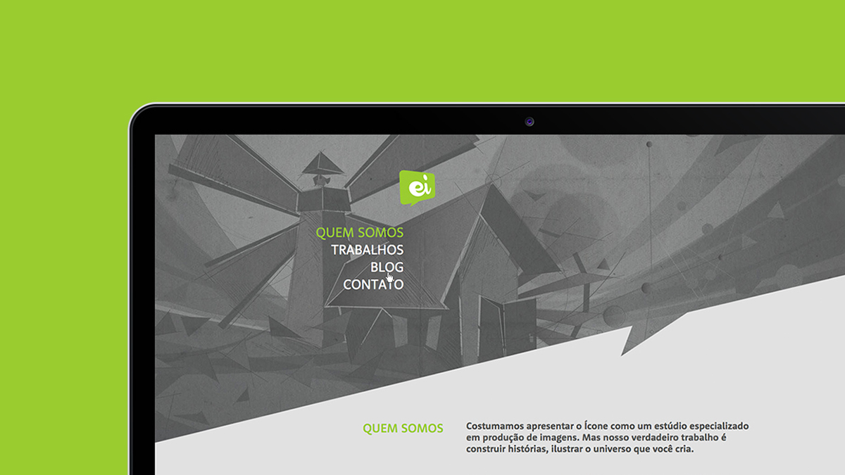 estudio icone Website paralax creative website portfolio Rio de Janeiro Brazil