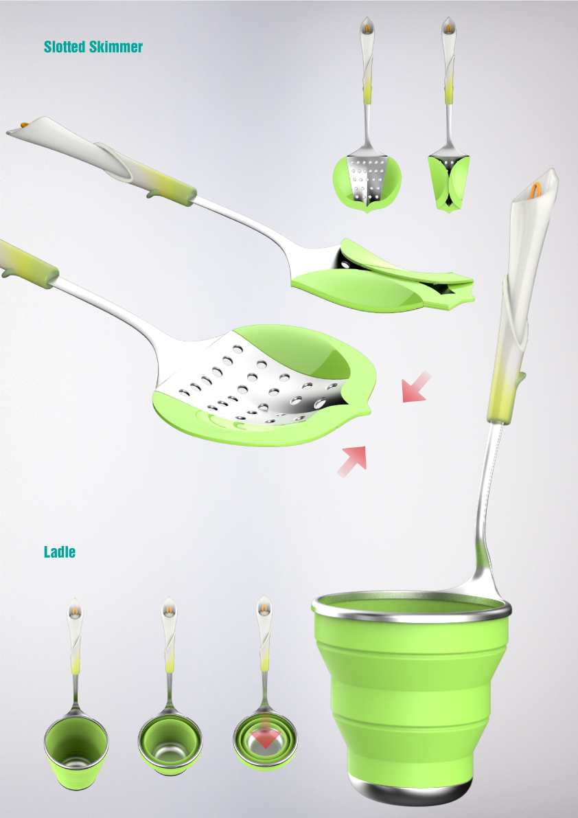kitchen utensil lily product design