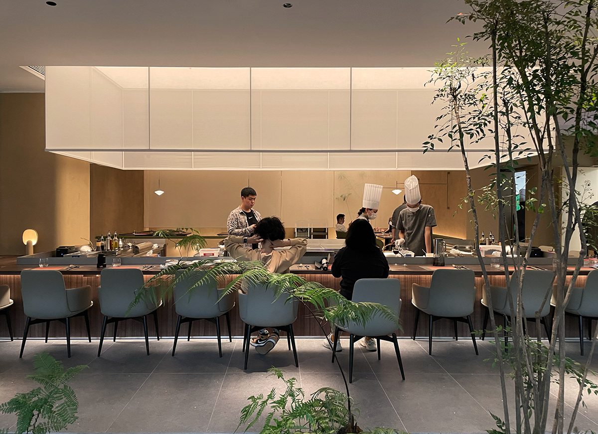 commercial interior design  restaurant Shenzhen teppanyaki 室内设计 深圳 空间设计 铁板烧 餐厅设计