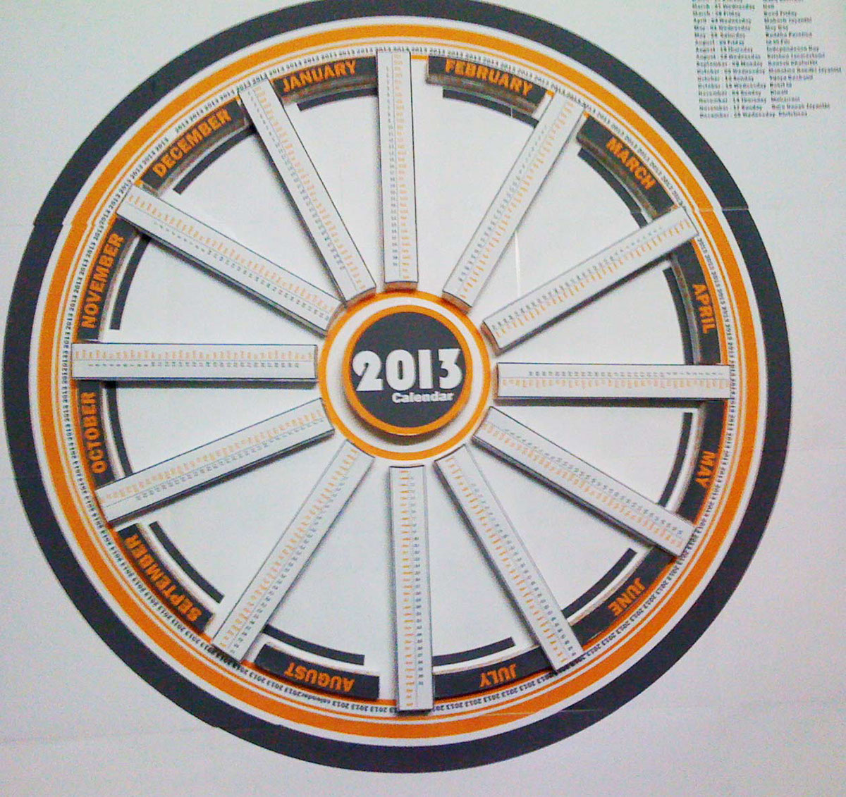 2013 calandar  3d  3d infographic  infographic typography  