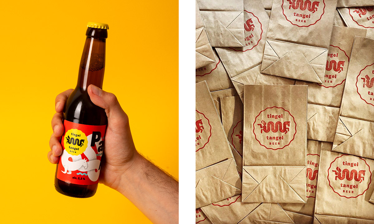 beer Packaging design paleale ILLUSTRATION 