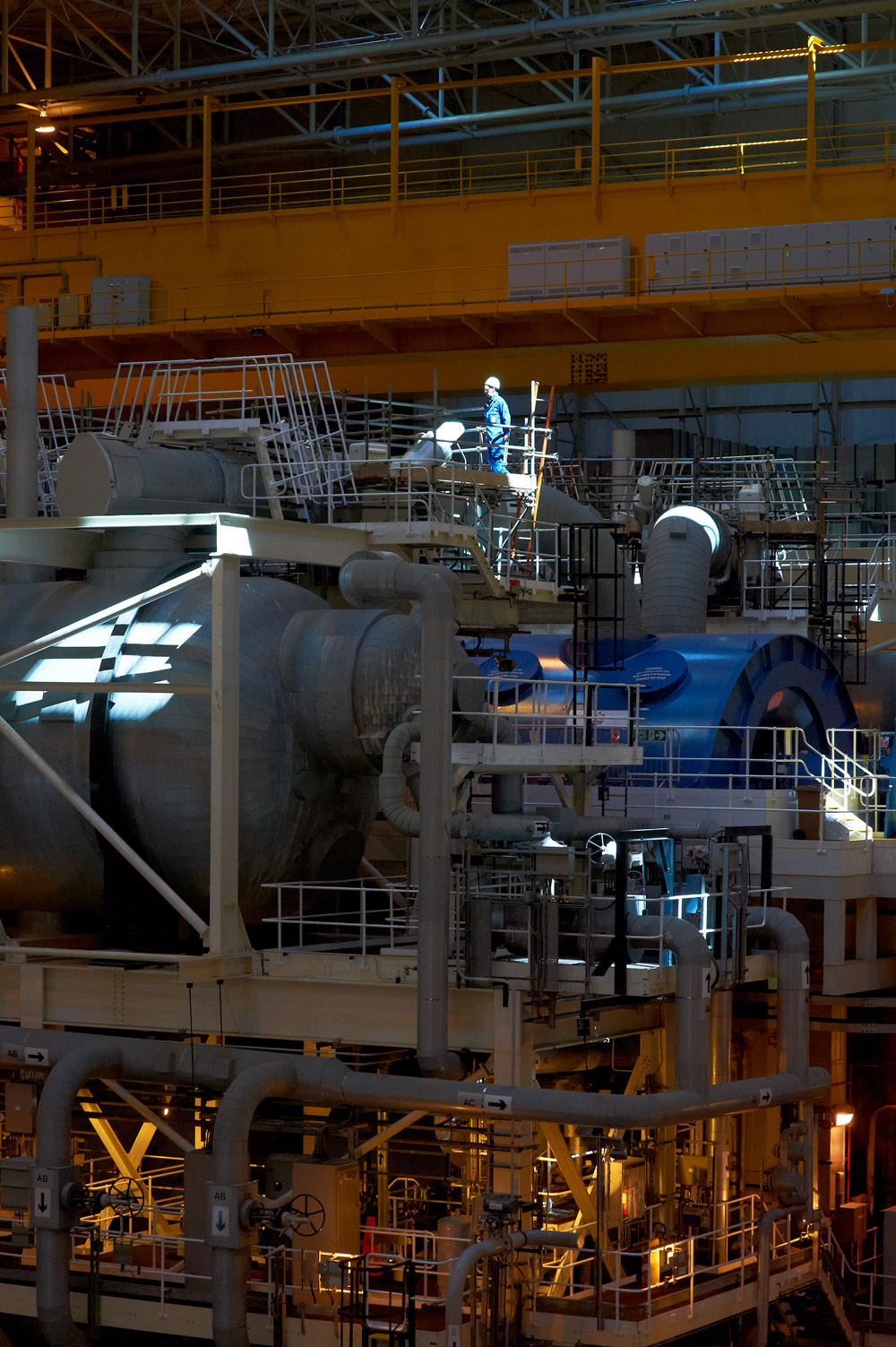 corporate power station Sizewell Sizewell B EDF energy Technology Architectural Photographer interior photographer