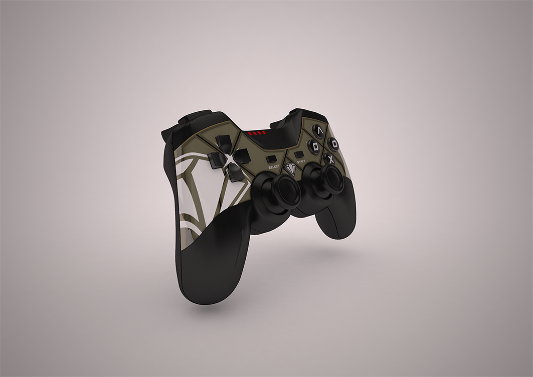 diseño industrial Sebastian Ostojic osto joystick modelado Impresión 3D 3d print Render Desarrollo de producto