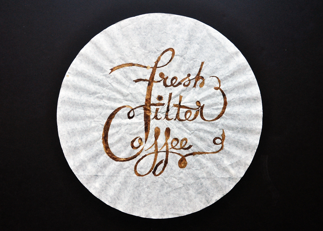 Coffee Typography Swash Typography coffee type Niral handmade typography
