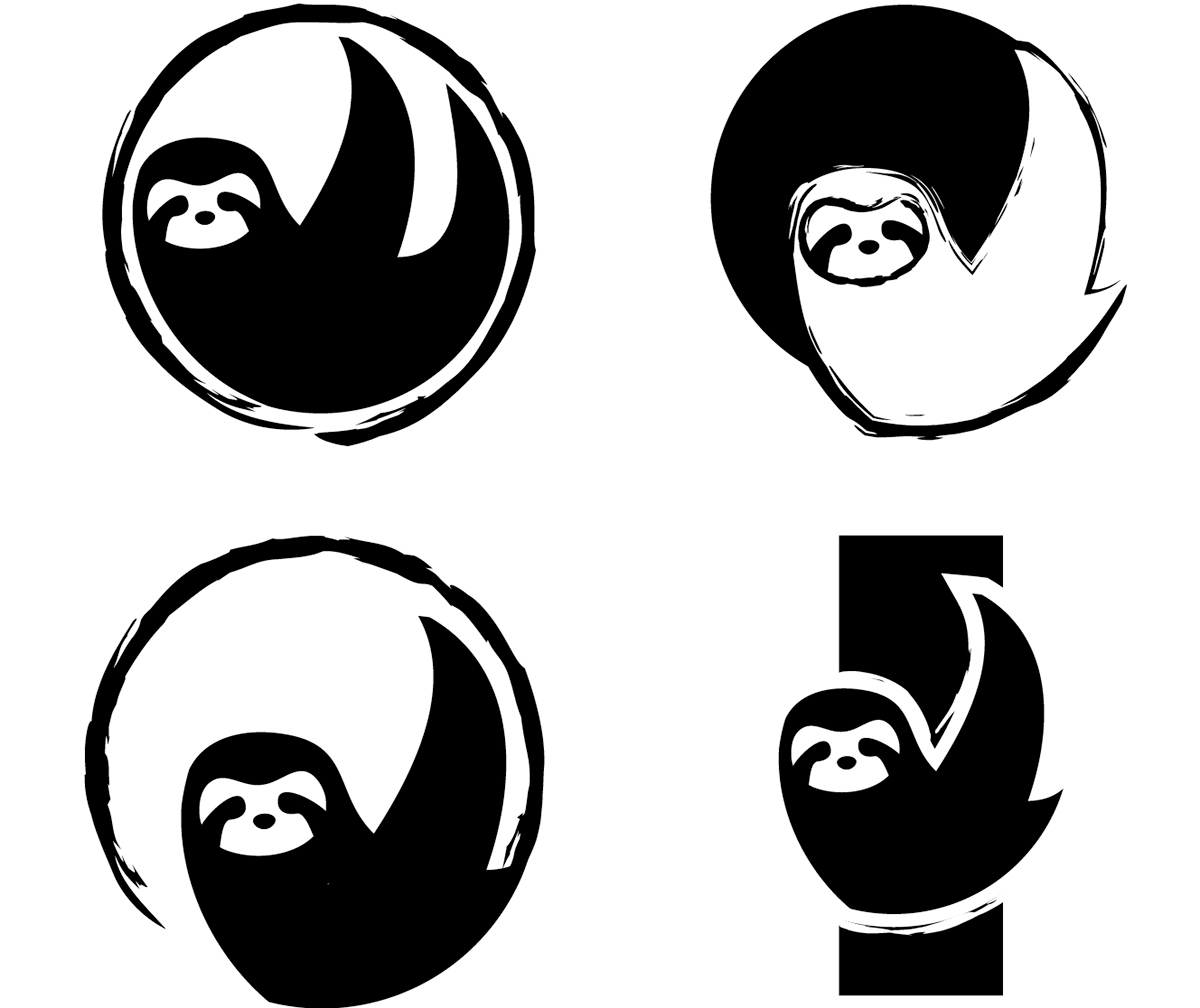 sloth Estilización vector