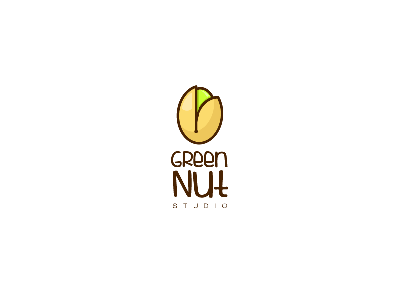 logo logos green nut studio