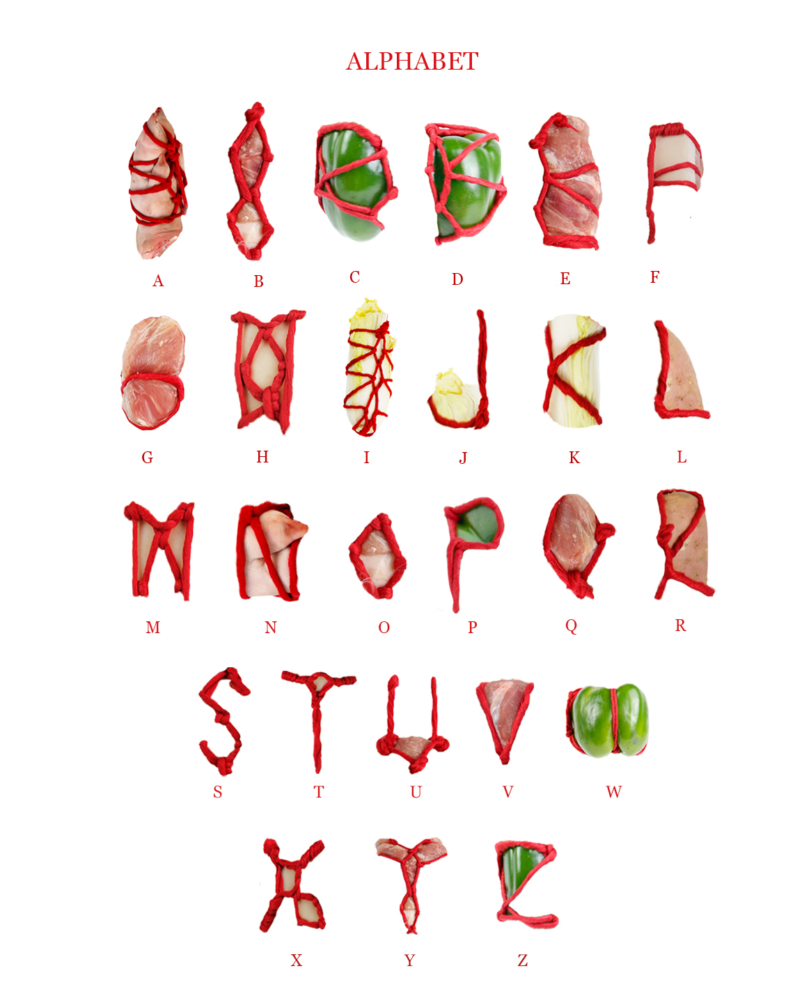alphabet caligraphy