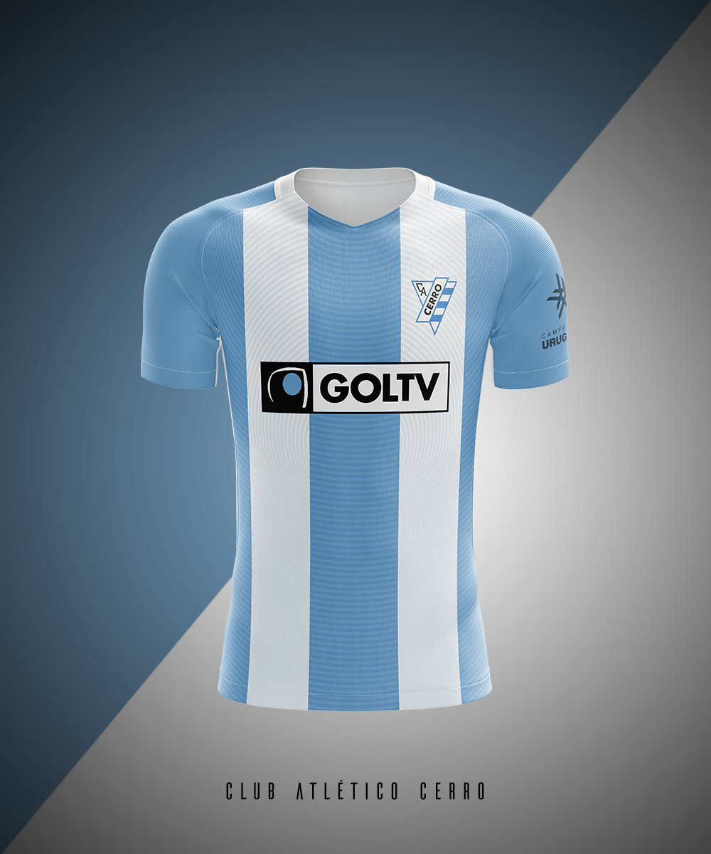 soccer jersey design uruguay peñarol nacional redesign football pattern team