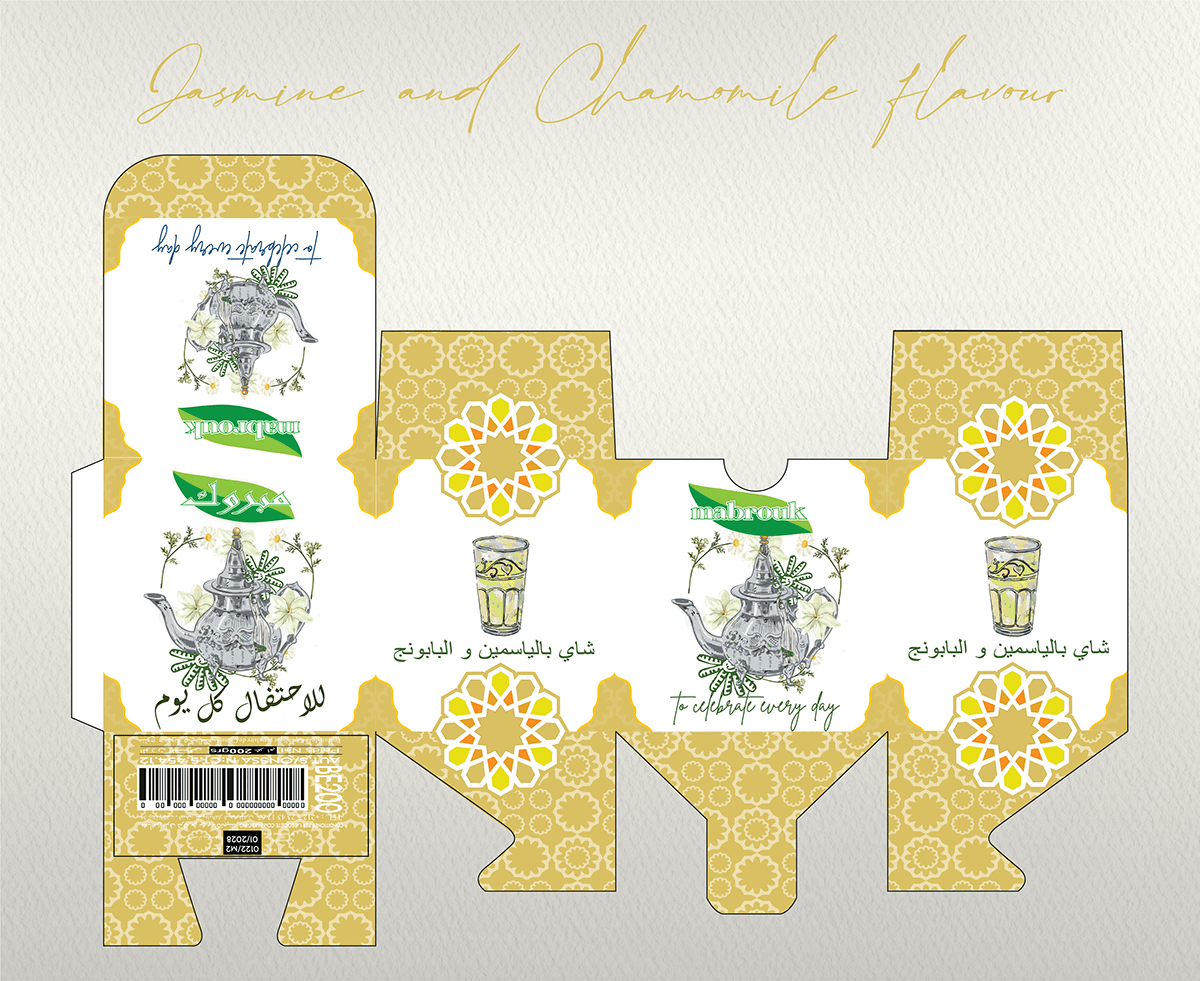 jasmine and chamomile flavour