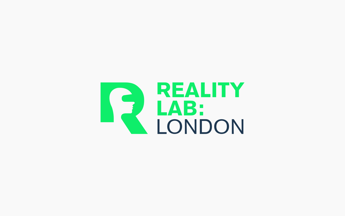 logo brand design business card vr Virtual reality green Corporate Identity brand identity London United Kingdom billboard modern letterhead corporate id