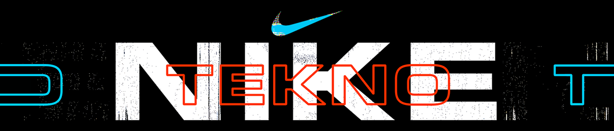 Nike design graphic design  spec design  graphic photoshop shoes hype rave techno