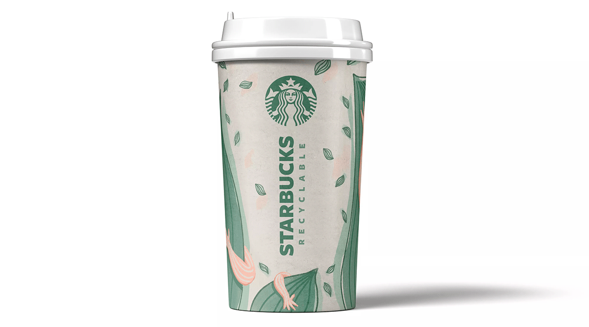 packaging design Packaging starbucks coffee cup brand identity