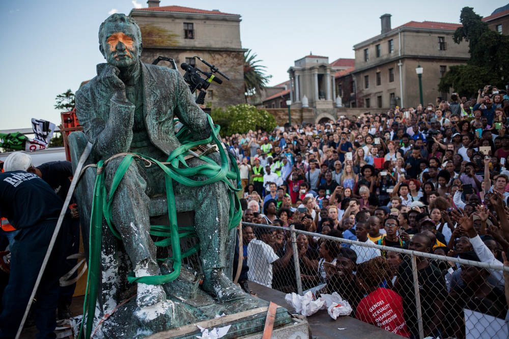 #RhodesMustFall CecilJohnRhodes uct Transformation south africa statues colonisation