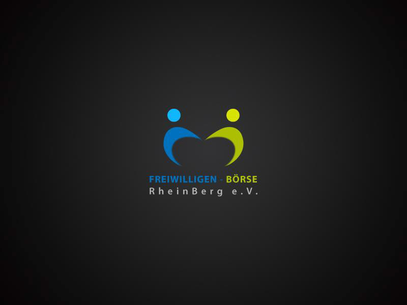 logo design- grün blue