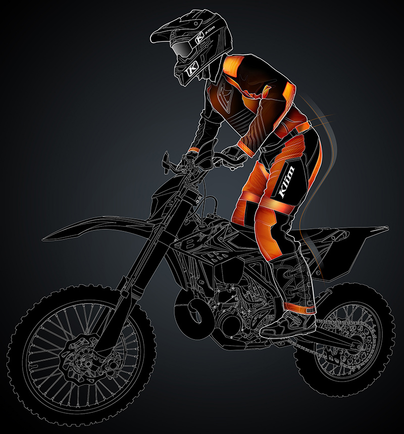 technical illustration product illustration ghost view illustration motorcycle illustration Clothing illustration