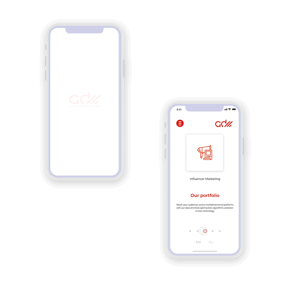 concept Web UI ux design Website red White light app