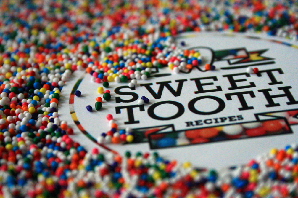 sweet tooth recipe card cards school texture logo