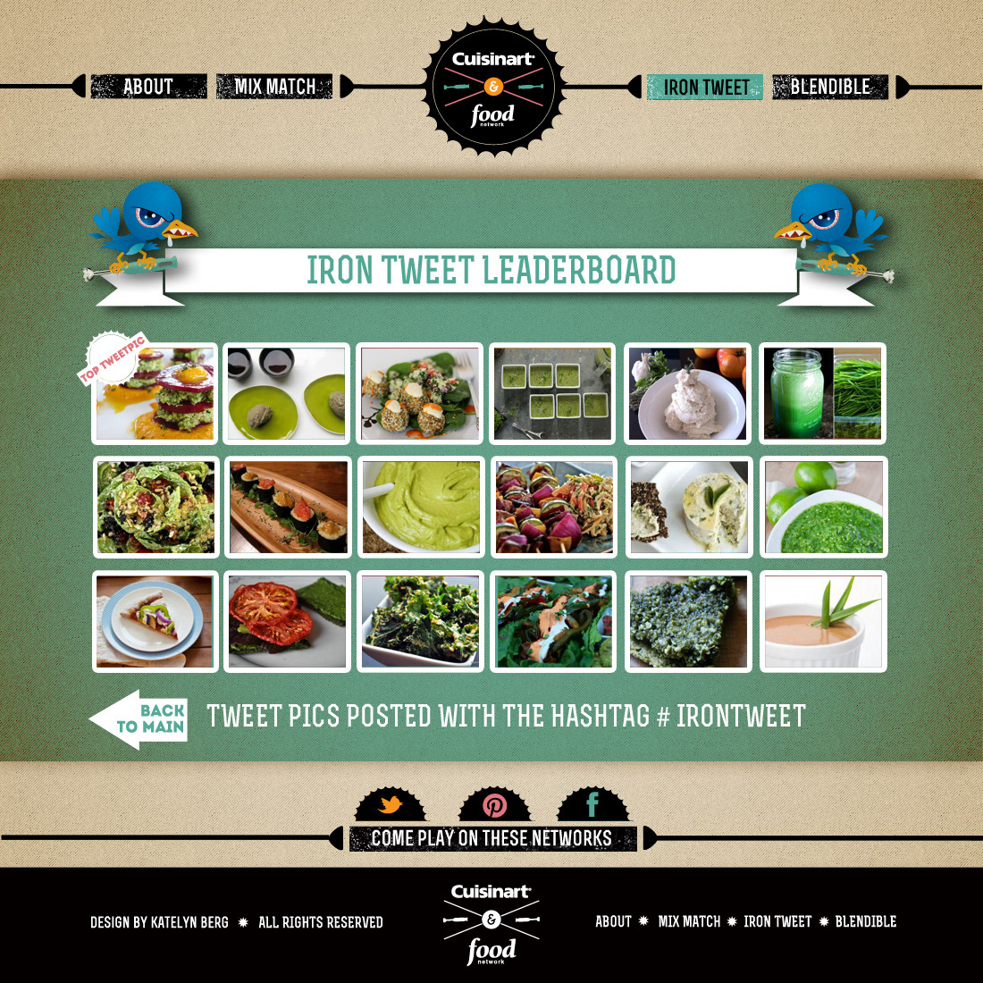 Cusinart halftone lichtenstein vintage Flash Food  food network cooking chef recipe app social blender twitter