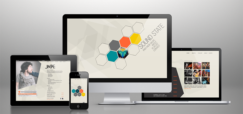 Layout indie Responsive graphic