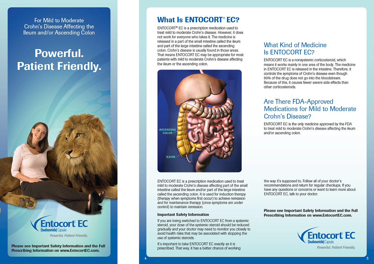 Gastroenterology healthcare Crohn's lion