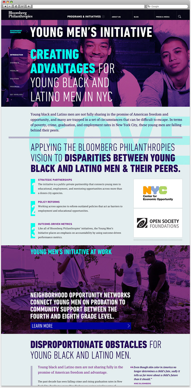 Philanthropy  philanthropic full-bleed background responsive web Responsive non-profit foundation