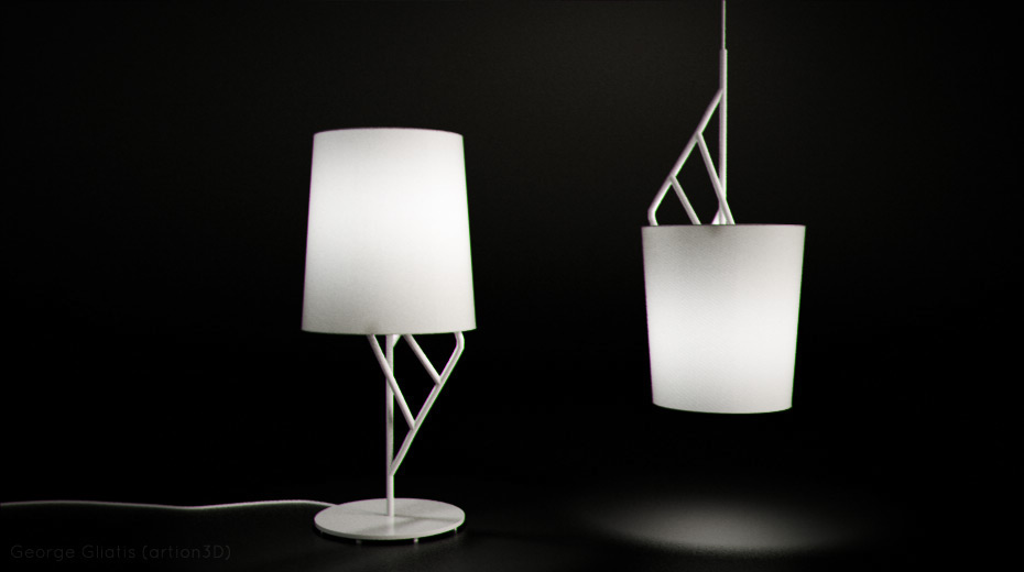 Lamp tree lamp 3D model