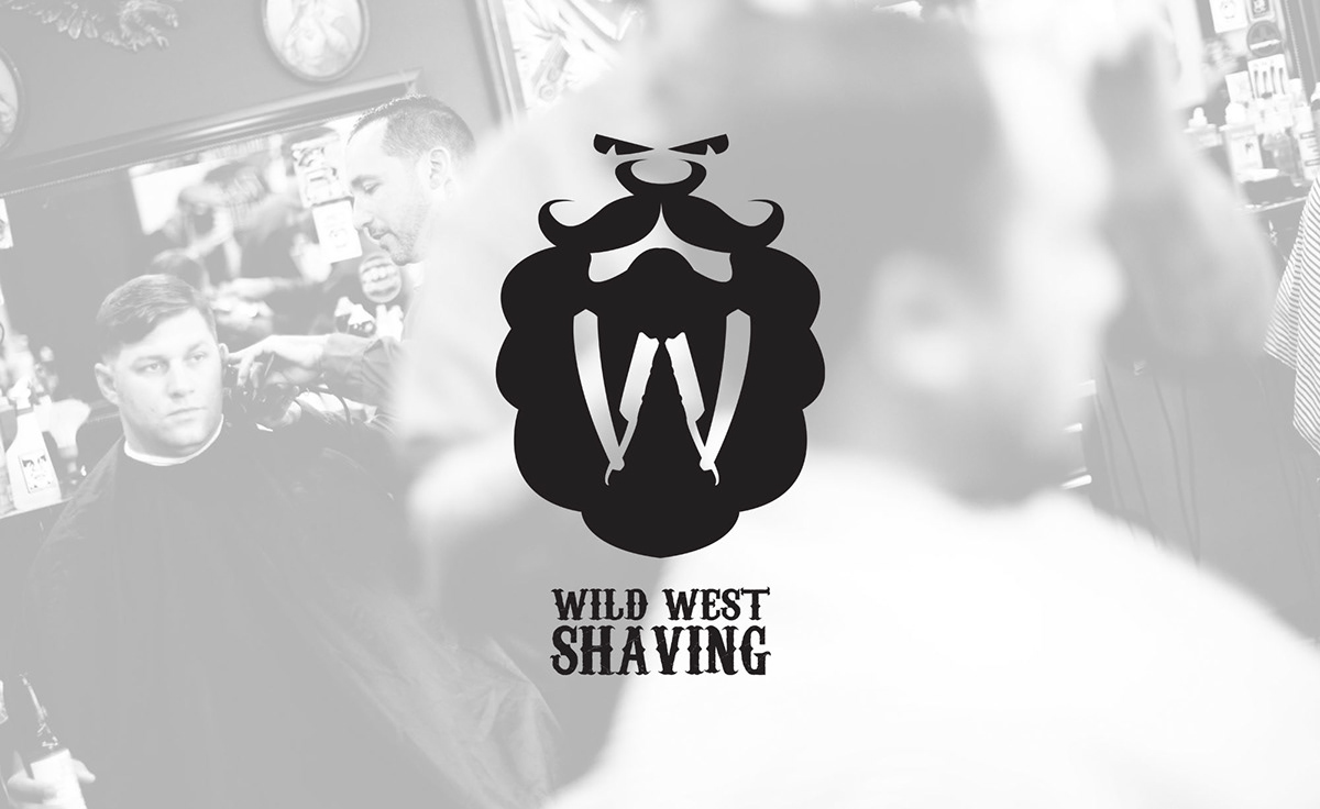 wild west shaving shave accessories contest Entry Razor logo Logotype Bad Boy