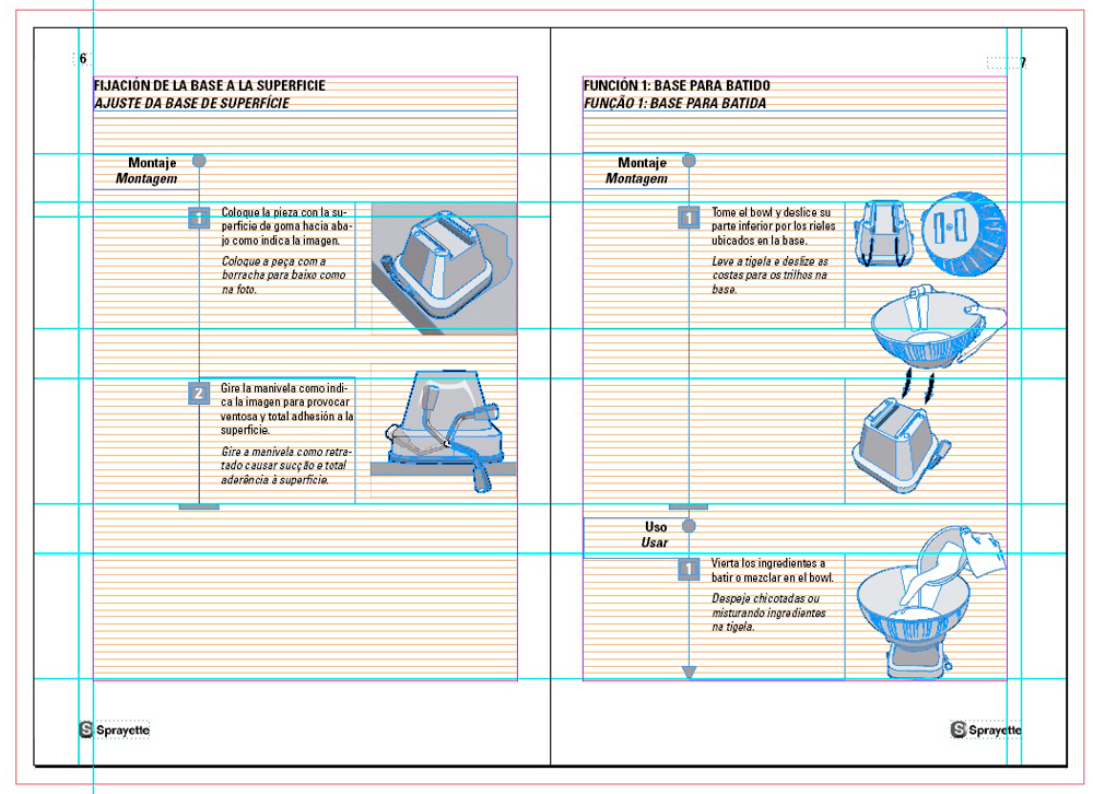 Diseño de información info manual information design vector graphics instructions technical drawing vectorizado instrucciones Layout reticula