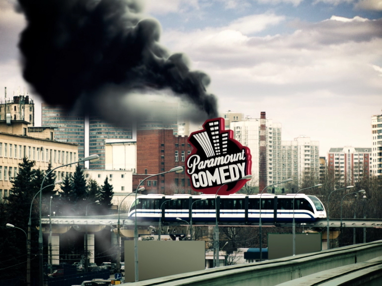 paramount comedy ID Channel Packaging motion design droadcast design broadcast video Moscow Saint Petersburg