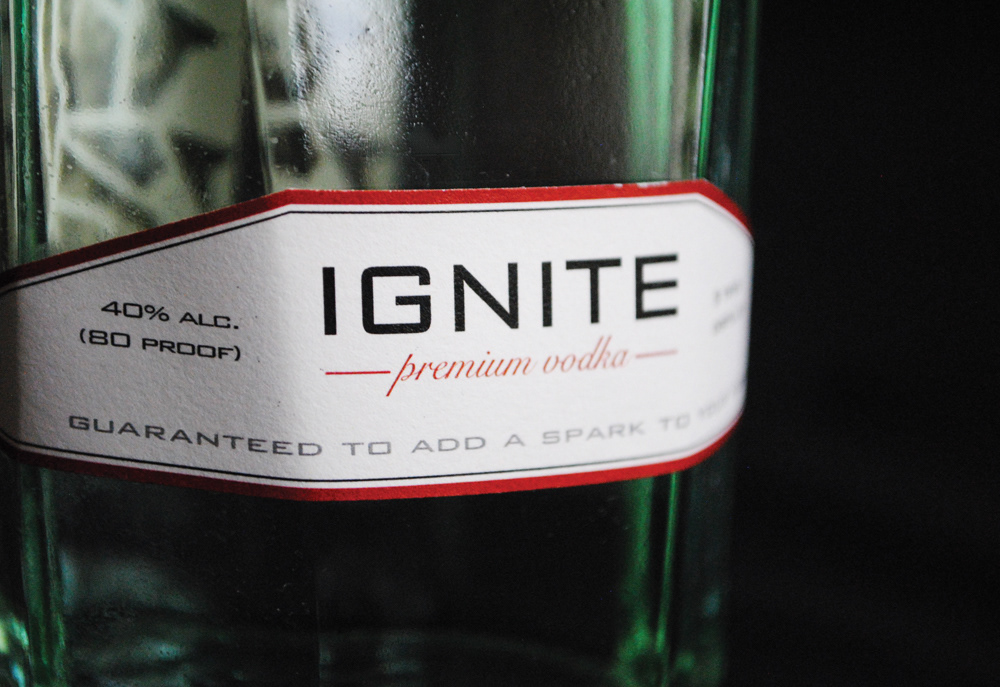 ignite ignite vodka spark Visual Communications fire alcohol