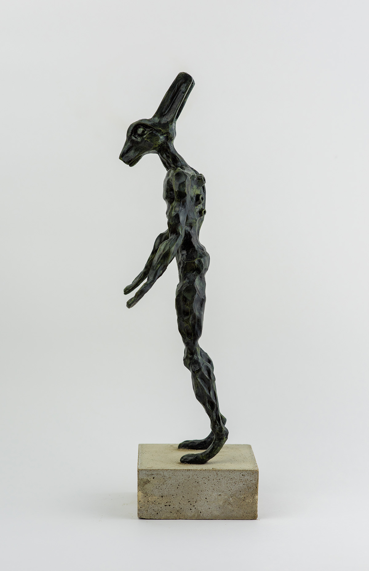 sculpting  sculpture trickster hare polymer clay lepus Nanabush pooka