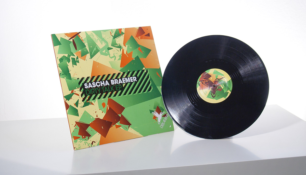 techno minimal Musik dekadent vinyl record sleeve mp3 Webdesign