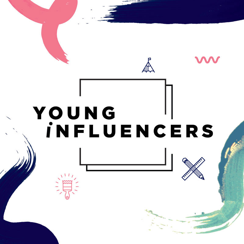 Young influencers art Poverty highschool change impact Stationery