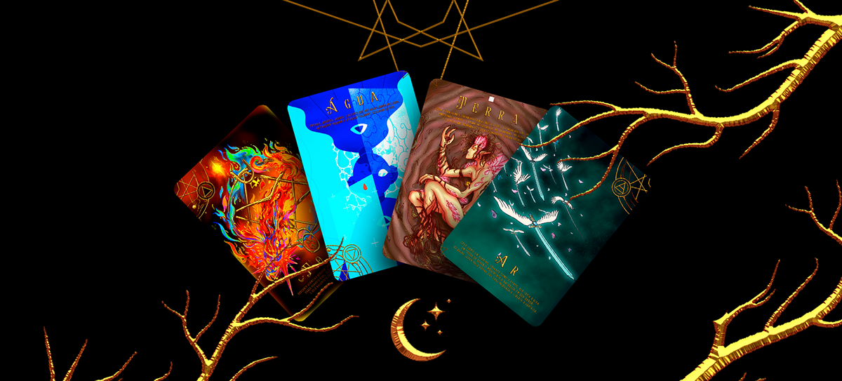 creative card alchemy occult Magic   Mystic fantasy digital illustration illustrations