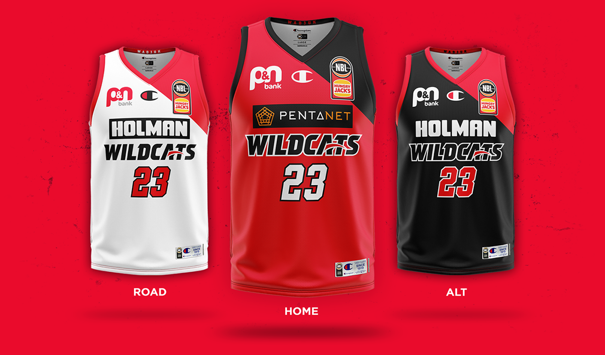 Australia basketball Jersey Design Logo Design nbl perth Perth WIldcats rebranding Sports Design