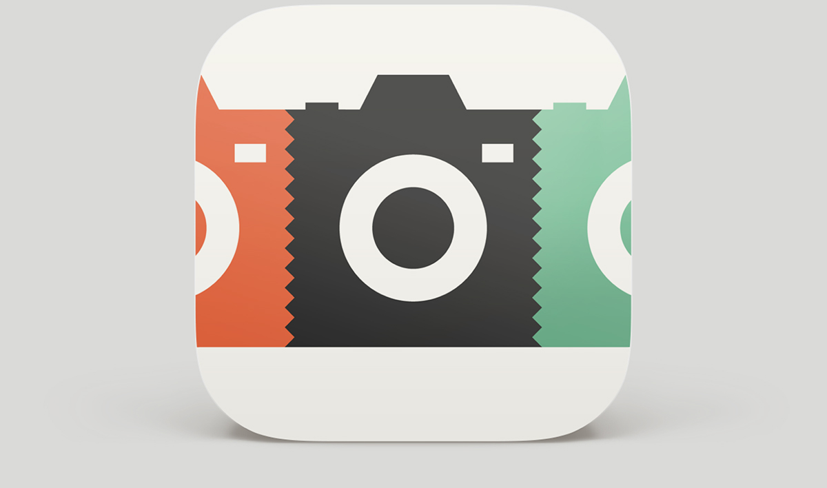 ios ios7 apple mobile app application filters photo sharing photo editing Icon camera minimal app design UI ux