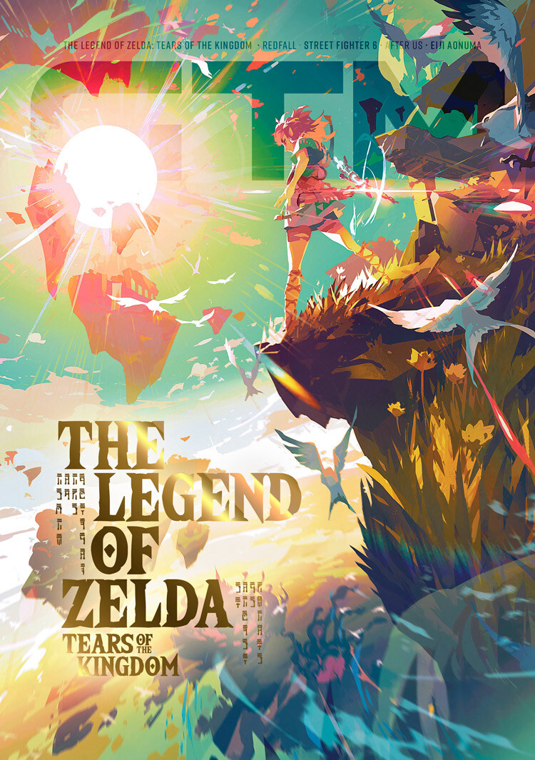 zelda cover Nintendo videogame conceptart digitalart