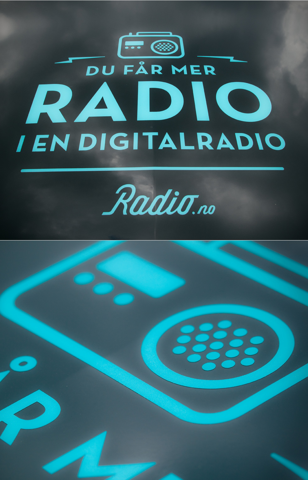 Radio  branding  logo  corporate  Digitalradio pattern  slogan merchandise