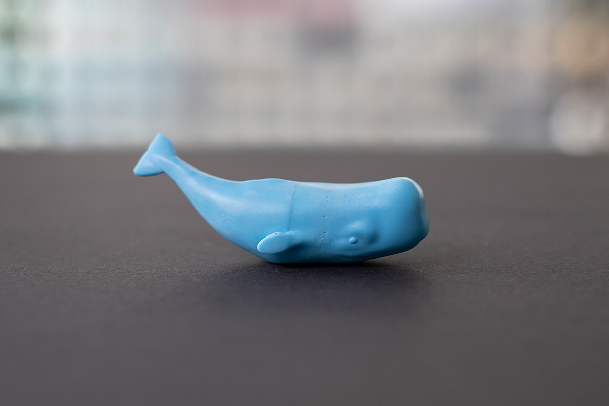 iceberg resin sculpture Whale