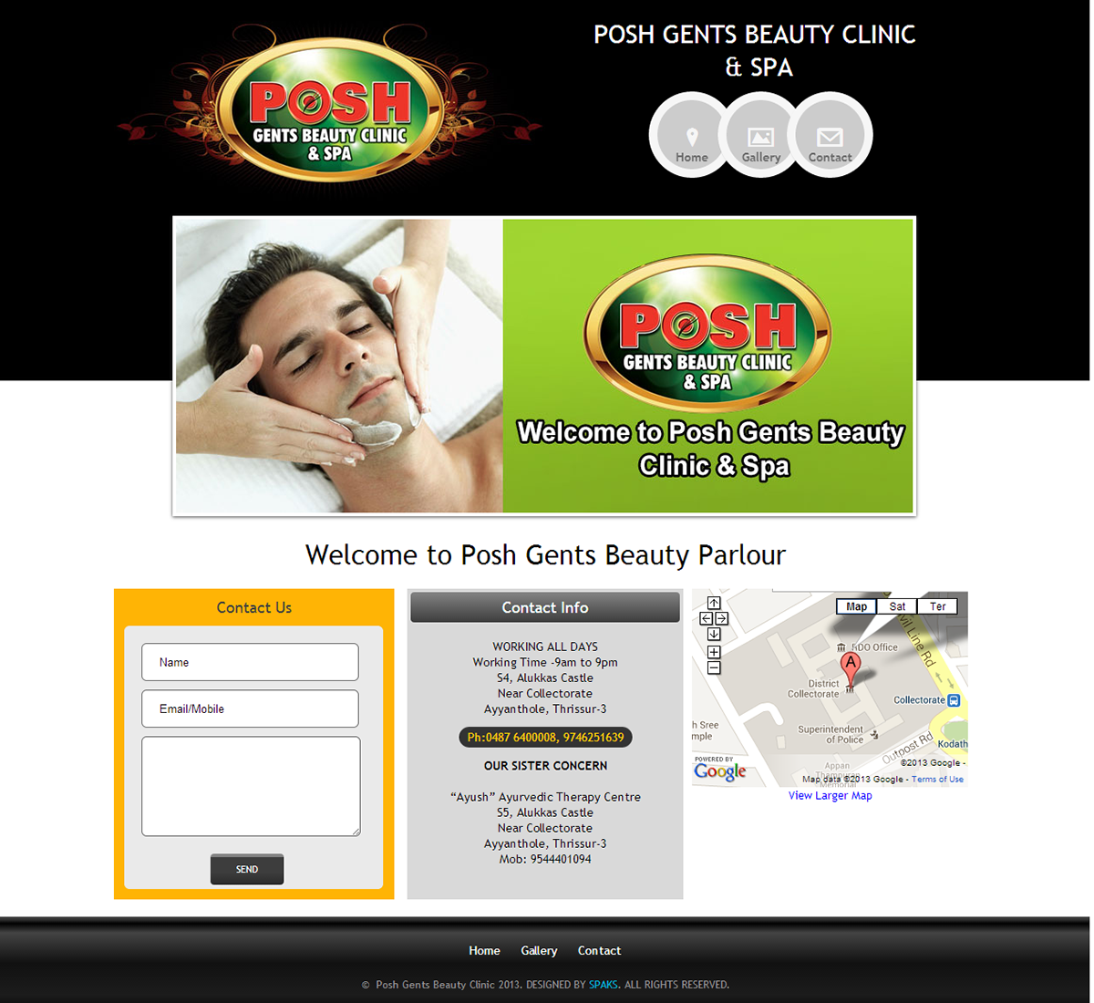 posh Behance matizmo beauty clinic thrissur kerala Web site design content Spa Saloon concept matizmonet  