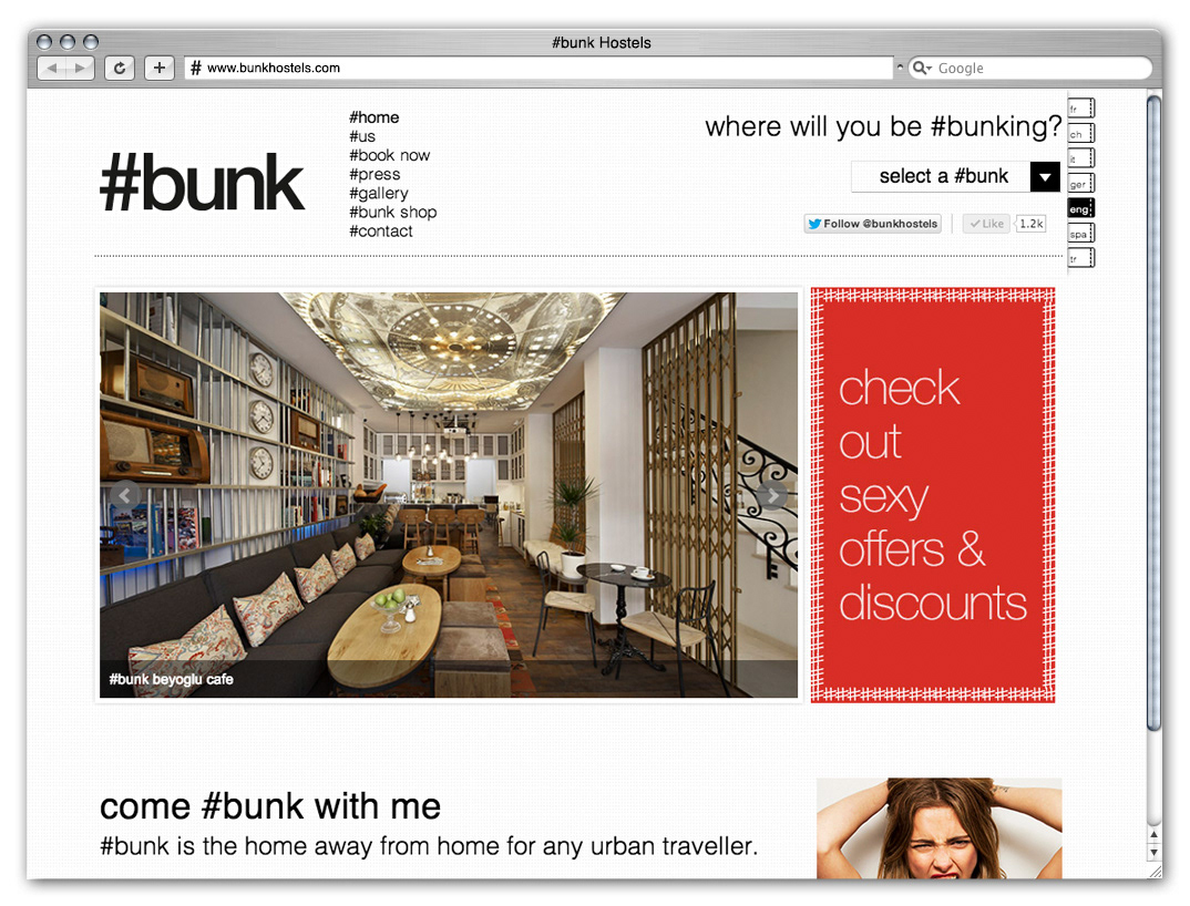 #bunk  hostel bunk istanbul istanbul hostel Website corporate